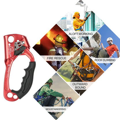 Vertical Rope Ascender Hand, Aluminum  Alloy Rock Climbing