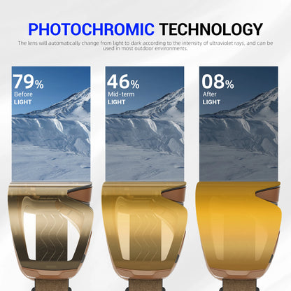 KAPVOE Photochromic Ski Goggles