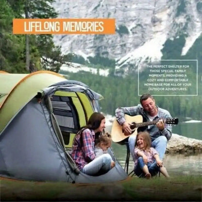 Camping Tent - 4-Person Easy Pop Up
