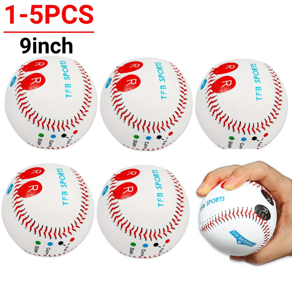Pitch Training Baseball set with Finger Placement Markers.