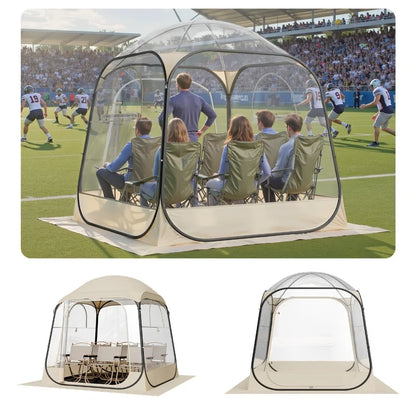 Pop Up Sports Bubble Tent 47x47 50x50 63x63 72x72 in Clear Weather Proof