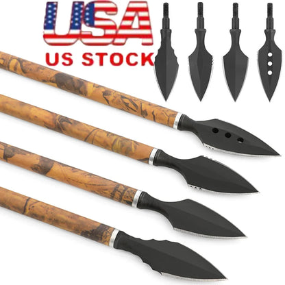 Hunting Broadheads High Carbon Steel Arrowhead