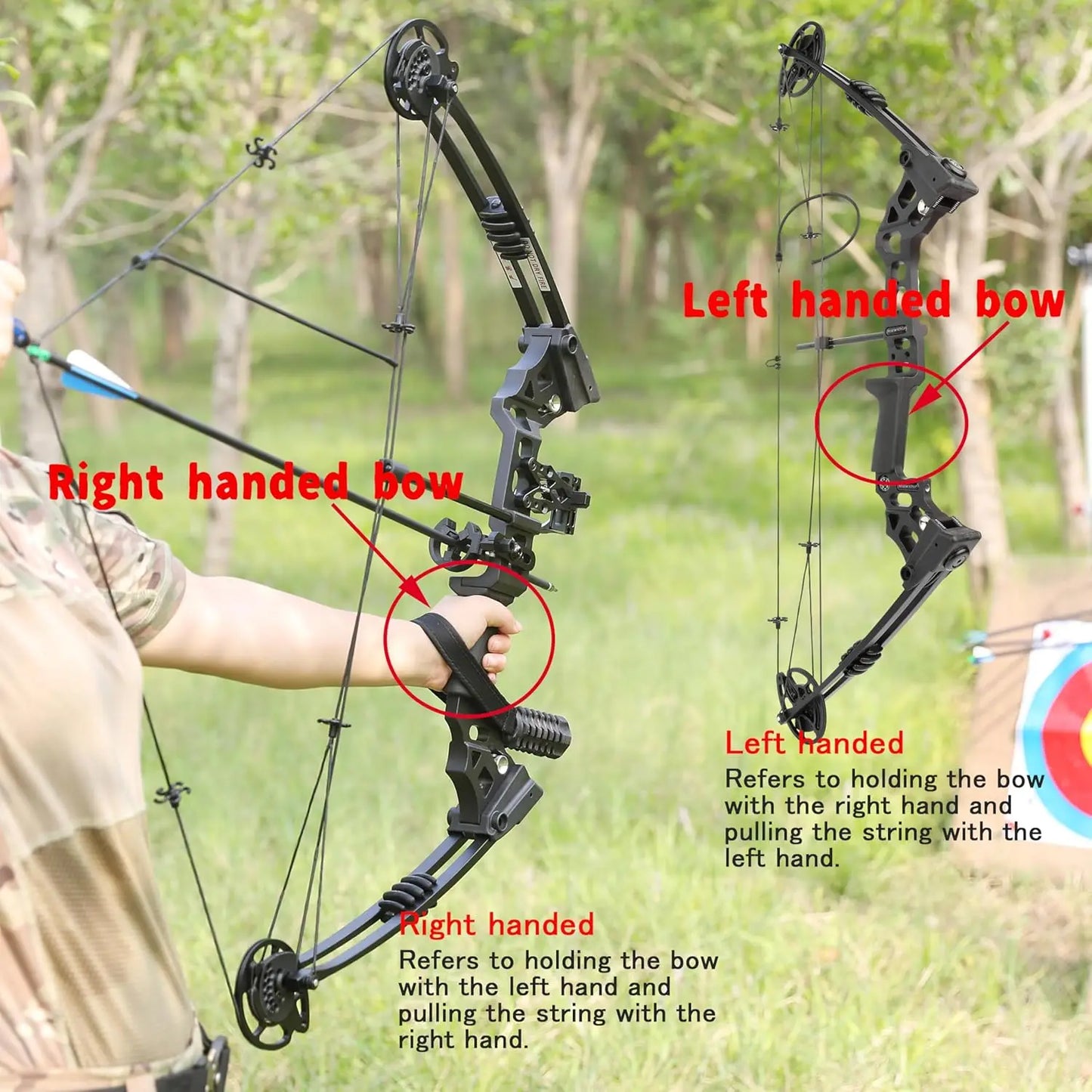 Archery Bow Fishing Compound Bow Kit