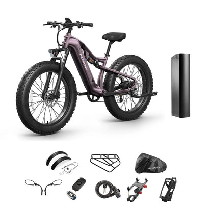 Labrador pro Electric Bike 1350W Peak 48V 20AH Battery Ebike 26" Fat Tire Electric Mountain