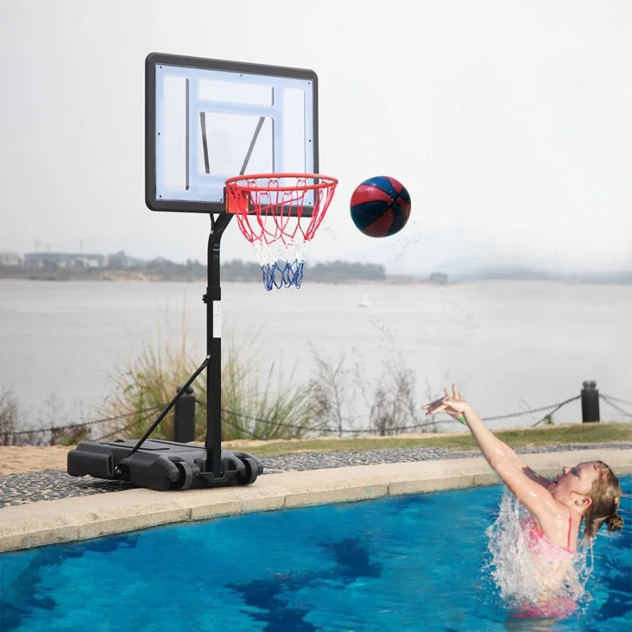 Portable Movable Swimming Pool  Backboard for Basketball
