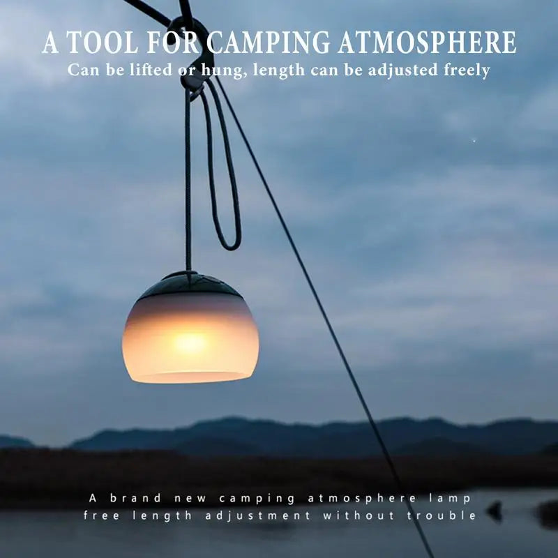Camping Tent Light With Hook 4 Mode Adjustable LED