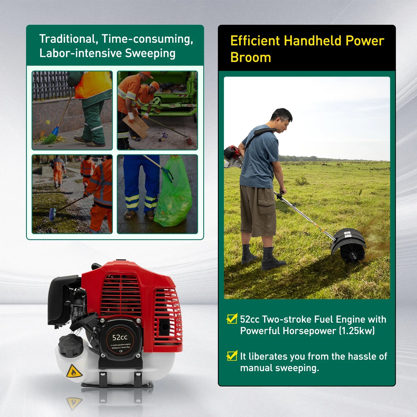 2 Stroke Gasoline Snow Plow