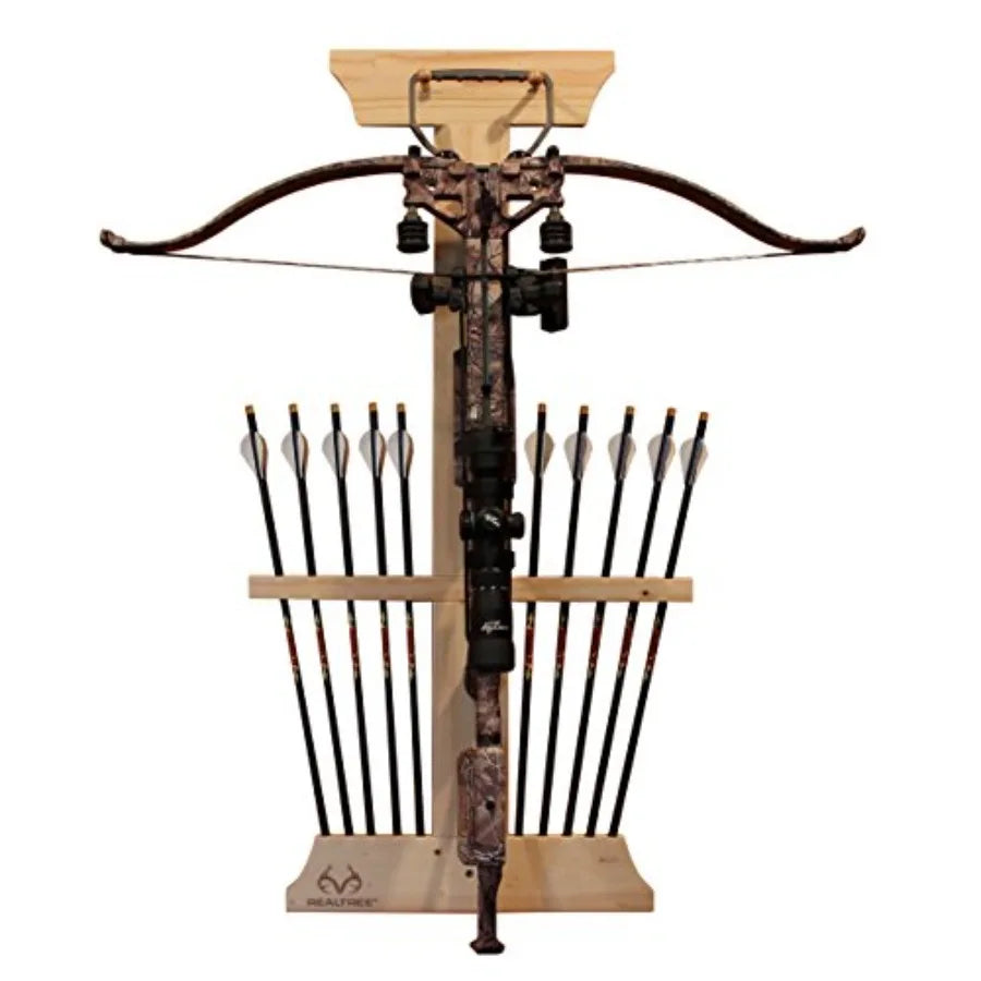 Rush Creek Creations Wall Mounted Bow and Arrow Display Rack