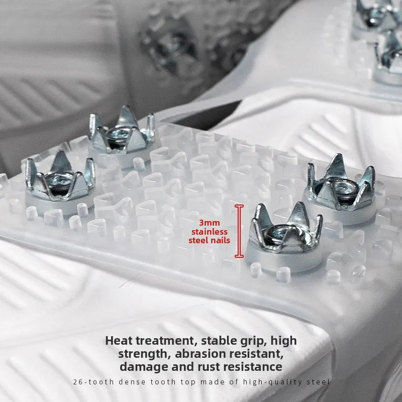 Outdoor Ice Claw Non-slip Shoe Covers Adult Hiking Children Climbing Ice Fishing Snow Boots 10 Teeth Sole Nail Winter Ice Grip