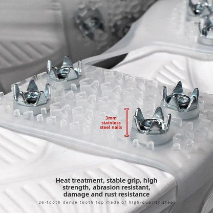 Outdoor Ice Claw Non-slip Shoe Covers Adult Hiking Children Climbing Ice Fishing Snow Boots 10 Teeth Sole Nail Winter Ice Grip