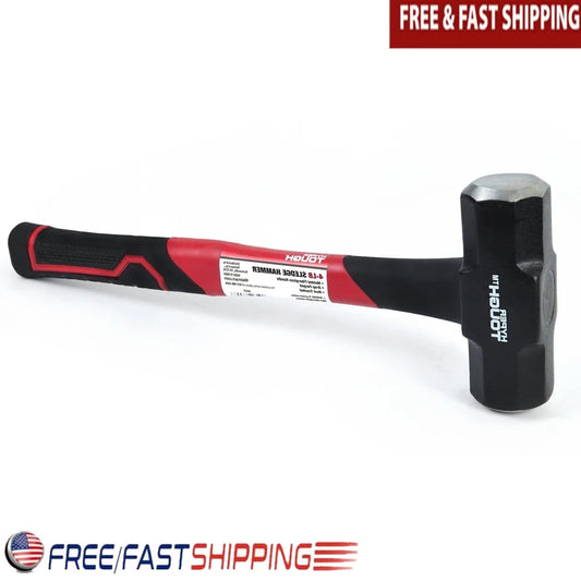 4 lb Sledge Hammer Fiberglass Handle Comfort Grip