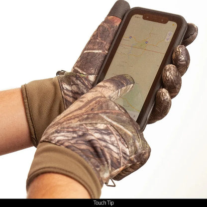 Men's Falcon Windproof Hunting Gloves – Mossy Oak DNA®, Size m/l