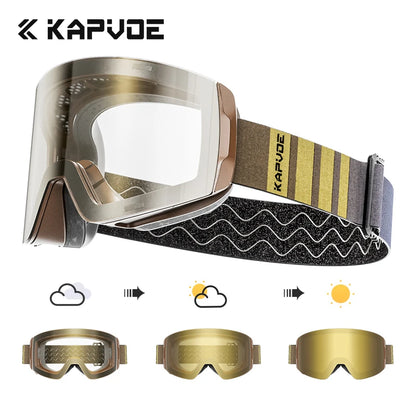 KAPVOE Photochromic Ski Goggles