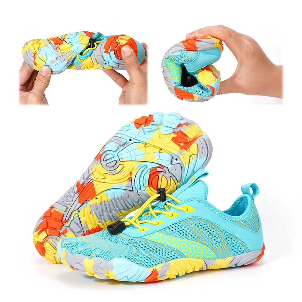 Unisex Water Shoes Non Slip Barefoot Beach Shoes, Quick Drying