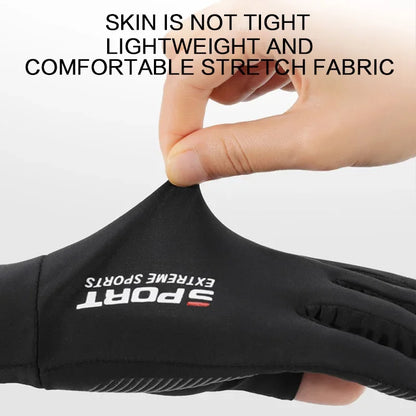 FLYSAND Anti-UV Men Women Fishing Gloves Sunscreen Anti-skid