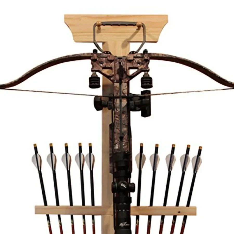 Rush Creek Creations Wall Mounted Bow and Arrow Display Rack