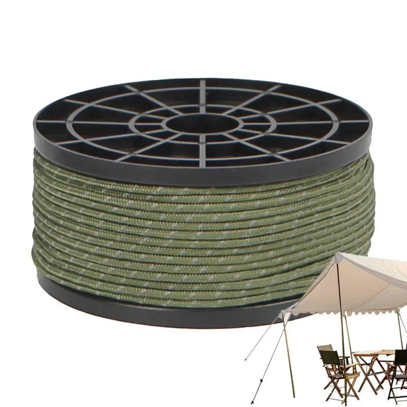 Reflective Camping Rope 164ft Para-cord Rope Reflective Rope 2.5mm