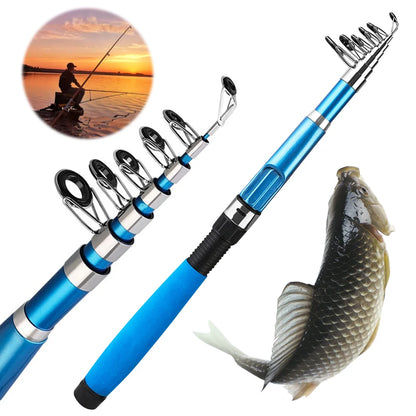 Short Telescopic Fishing Rod.