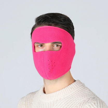 Fleece Winter Outdoor Sports Thermal Face Mask and Ear Warmer.