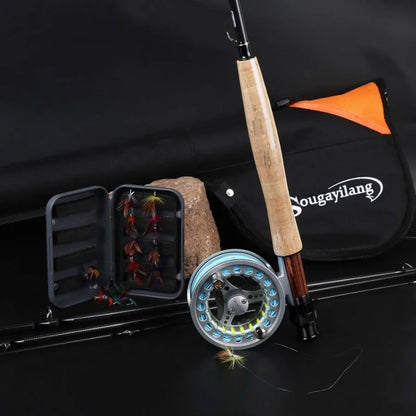 Saltwater, Freshwater, Fly Fishing Rod with Reel Combo Kit for Advanced Anglers