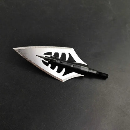 6X Blade Arrowhead 144Gr Hunting Broadhead Box Archery Screw-In Tip Point