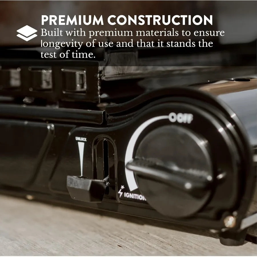 15000 BTU Propane or Butane Dual Fuel Portable Camping Stove