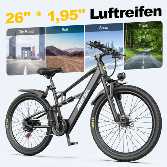 Aairsk F1 Adult Mountain Ebike 748W Motor 36V 13Ah Battery