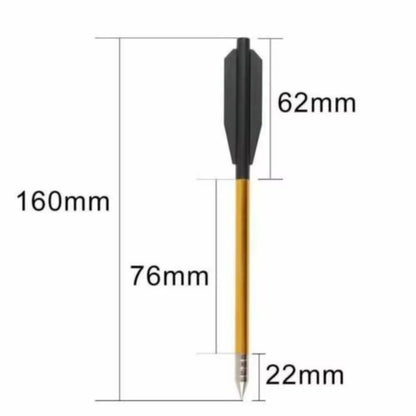 12Pcs Shooting Arrow Crowwbow Outdoor Hunting Aluminum Tips