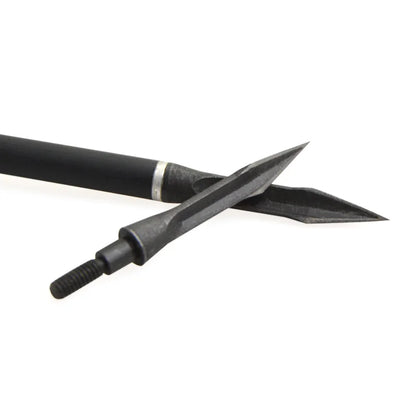 12pcs Hunting Arrowhead General Thread High Carbon Steel