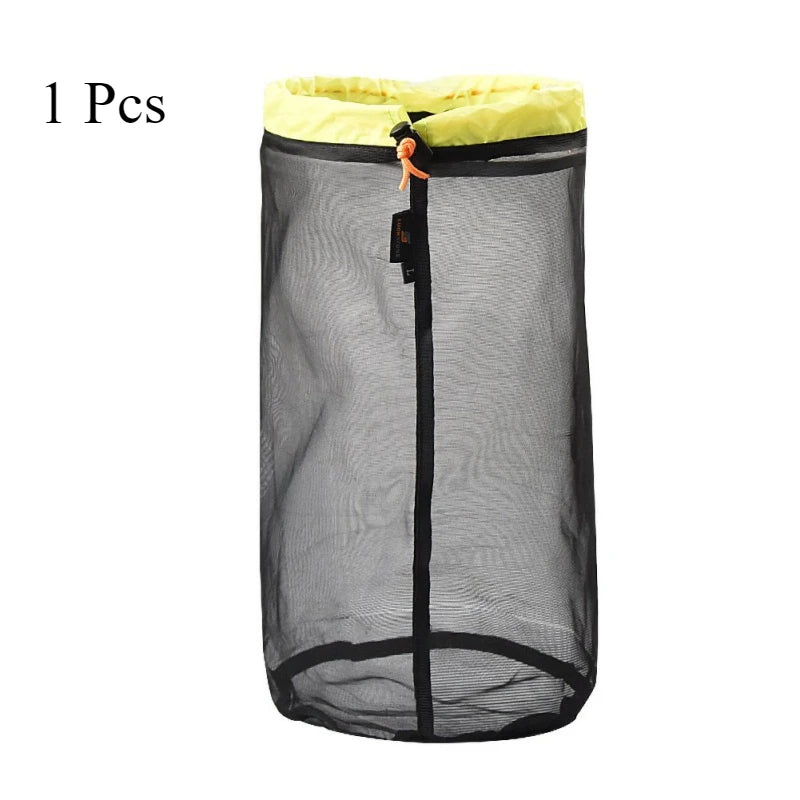 1Pcs Outdoor Ultralight Mesh Storage Bag