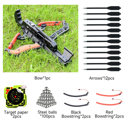 7-shot Archery and Steel Ball Dual-purpose Bow