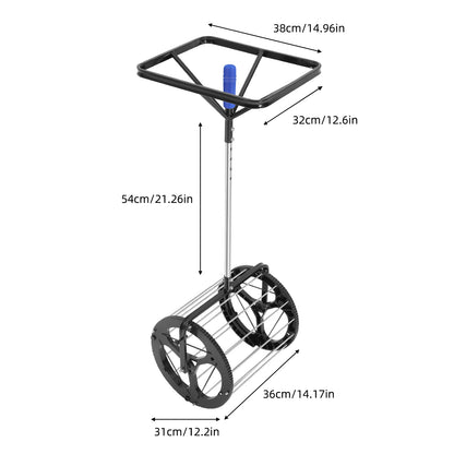2 in 1 Tennis Balls Pickup - Automatic Balls Receiver Hold Up 55 Tennis Balls