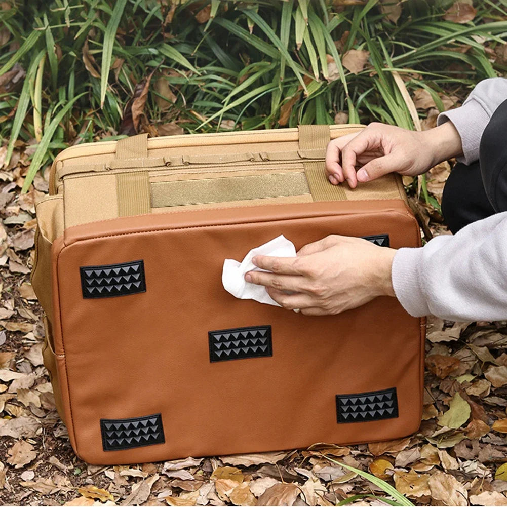 30L Camping Cooking Utensil Organizer Large Capacity.