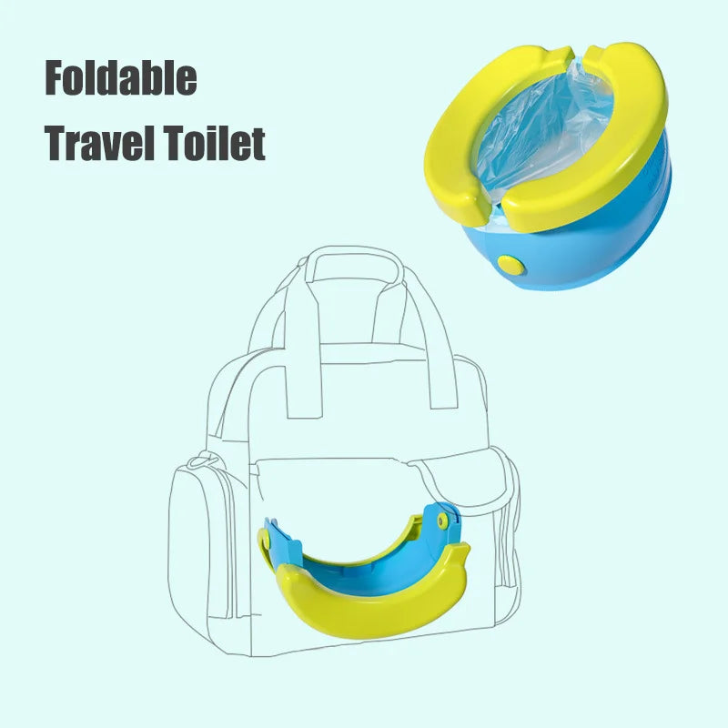 Portable Potty for Kids Travel Foldable Baby Potty Training Seat
