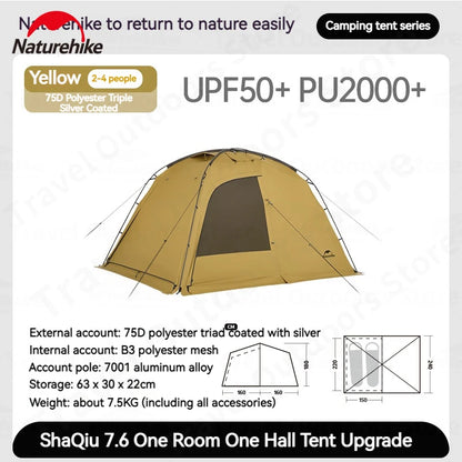 Camping Tent 2 People Outdoor Travel