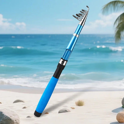 Short Telescopic Fishing Rod.