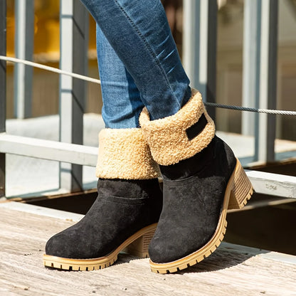 Winter Faux Fur Snow Boots For Women