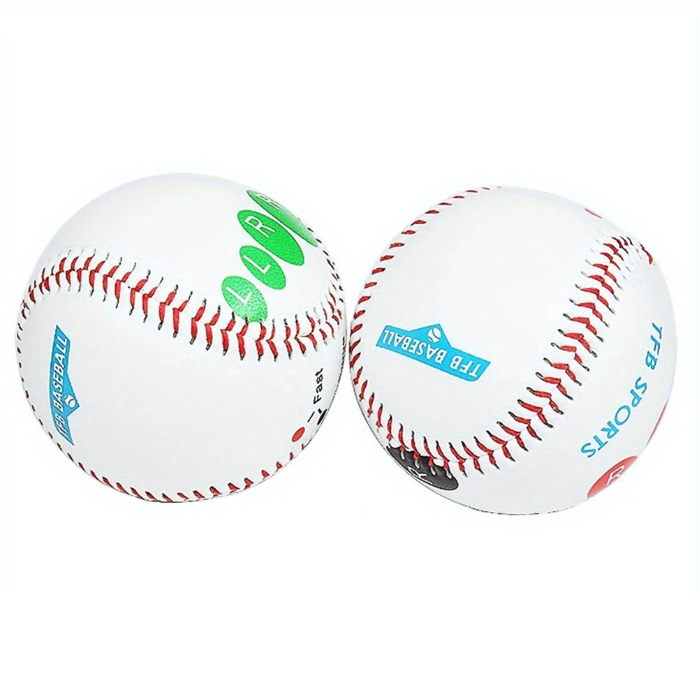 Pitch Training Baseball set with Finger Placement Markers.