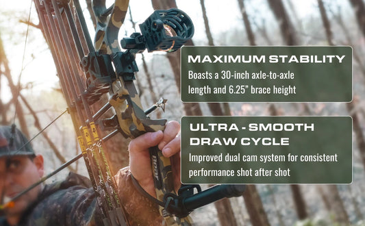 Compound Archery Bow, 70lb. Draw Weight