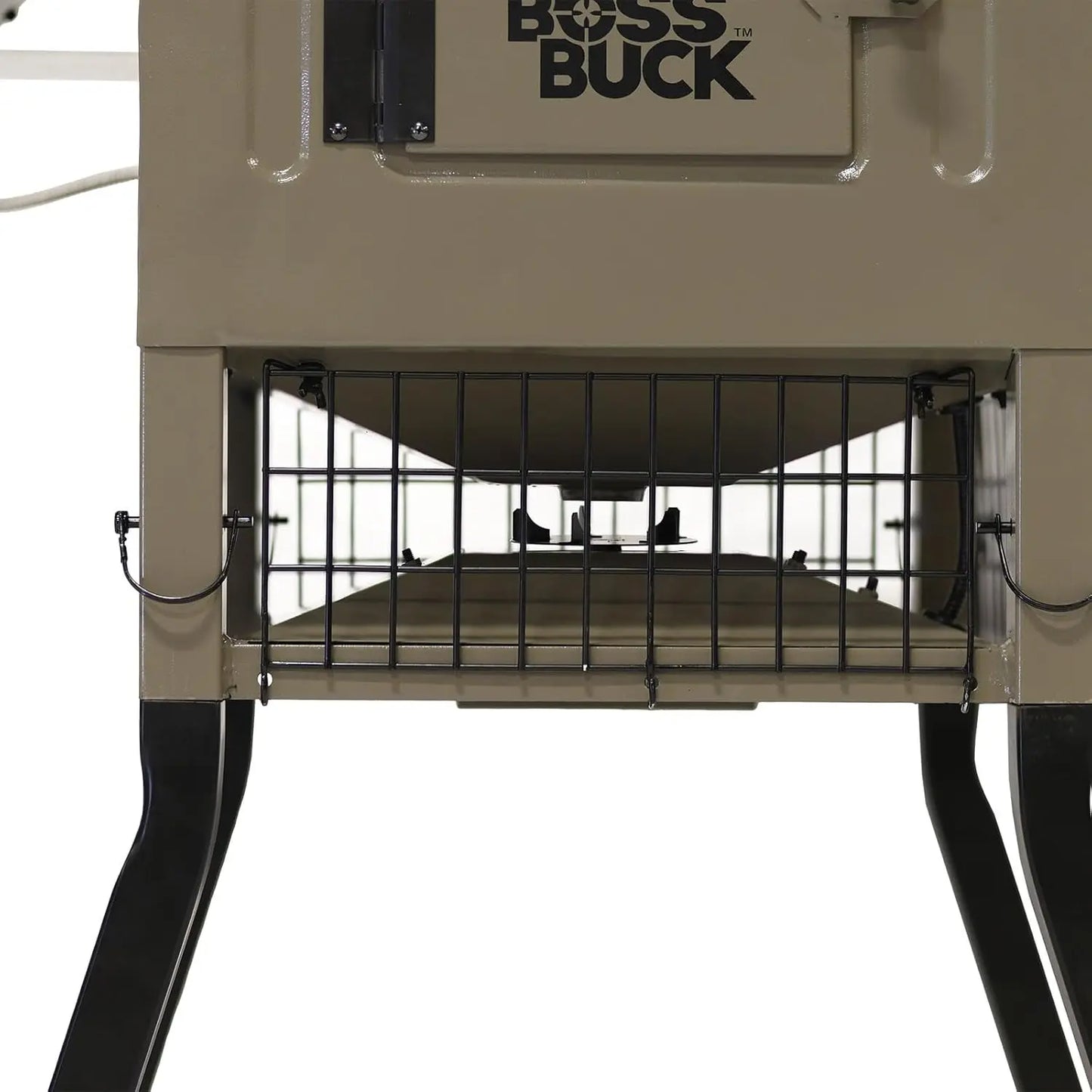 Boss Buck Stand & Fill Sled Feeder with Diverter Plate & Solar Panel