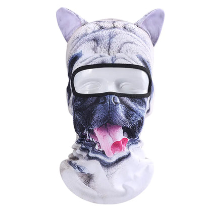3D Animal Balaclava Ski Hats Party Cat Dog Funny mask.