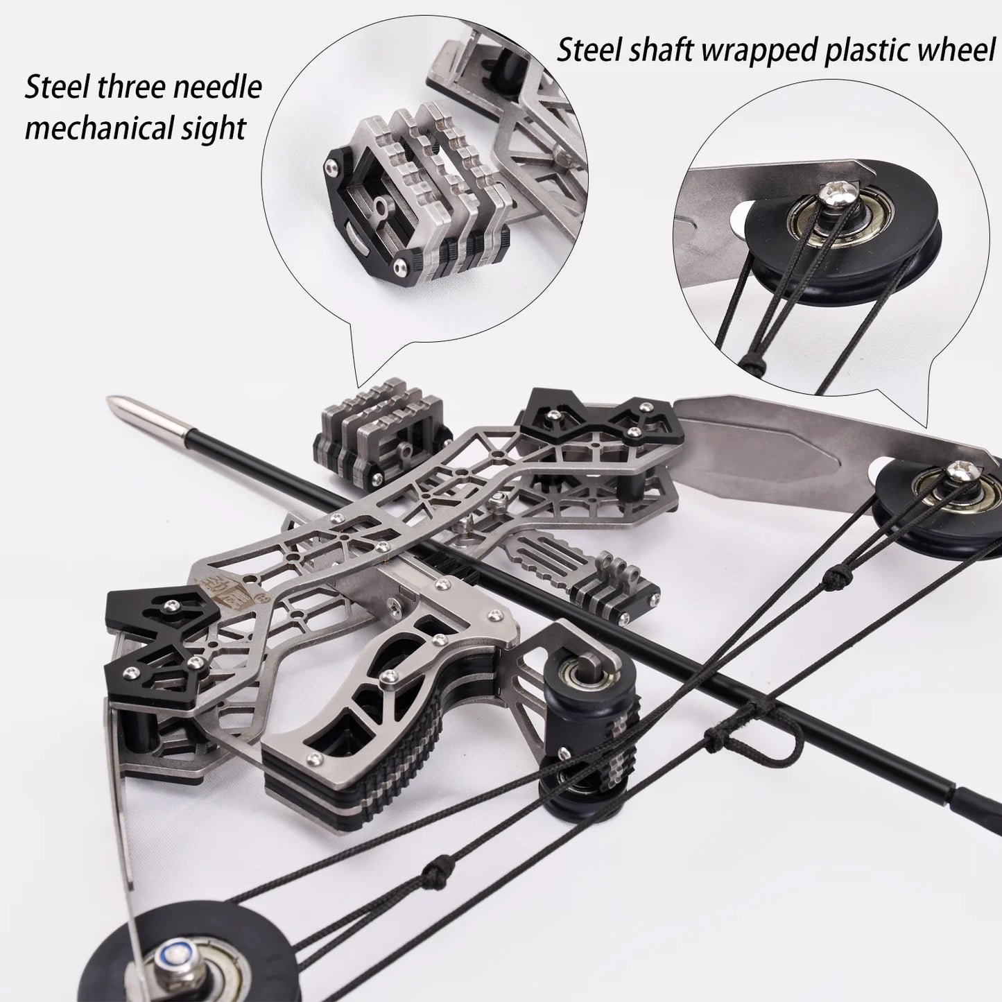 10.2" Mini Compound Bow and Arrows Set