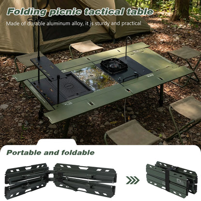 Combination Table 120KG Load Capacity with Adjustable Height Leg with Carry Bag