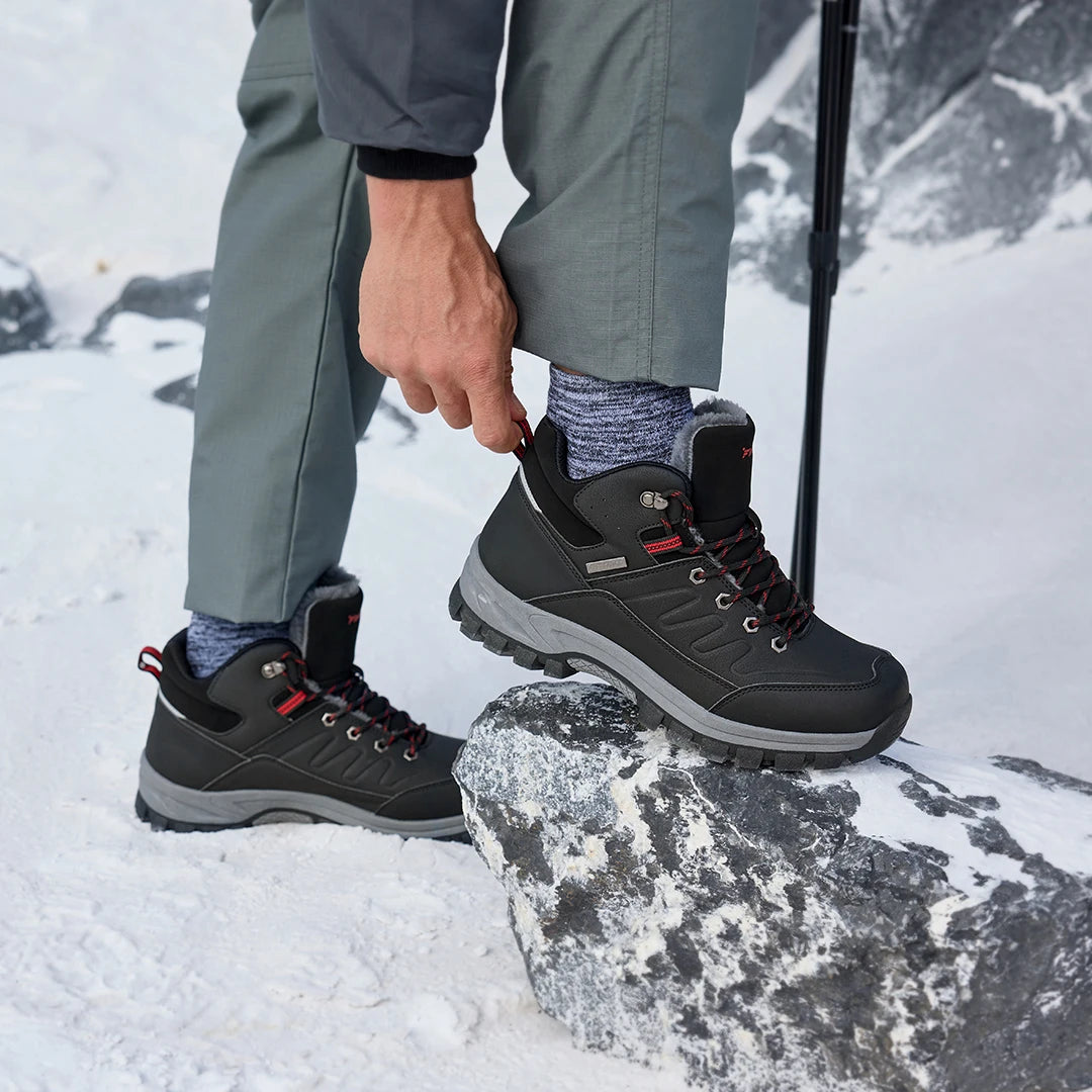 Wide Snow Boots Men'S Winter Boots -15℃ Thick, Warm