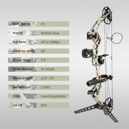 Compound Bow Package for Youth Adults Beginners