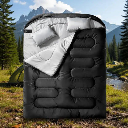 XL Queen Size Two Person Sleeping Bag or All Season