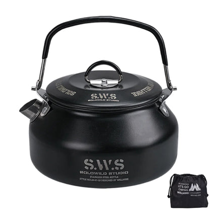 0.8L Outdoor Camping Water Kettle with Handle.