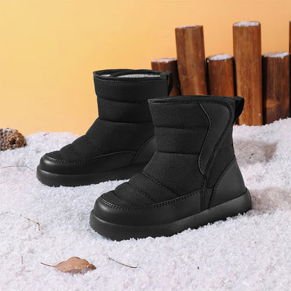 Boys Girls Toddler Snow Boots Waterproof Winter Boots Warm Fur Lined Winter Snow Boots for Outdoor