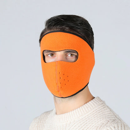 Fleece Winter Outdoor Sports Thermal Face Mask and Ear Warmer.
