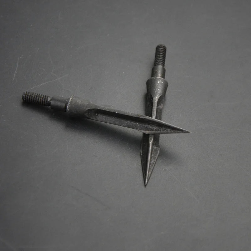 12pcs Hunting Arrowhead General Thread High Carbon Steel